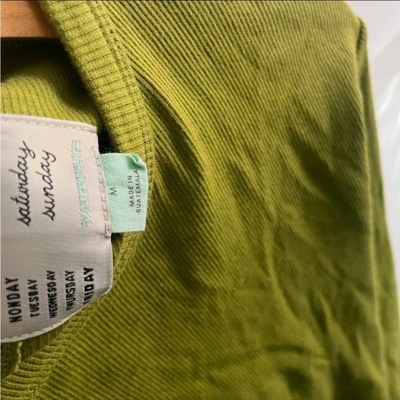 Anthropologie Loretta Twist Back Lounge Set in Green - Picture 6 of 8
